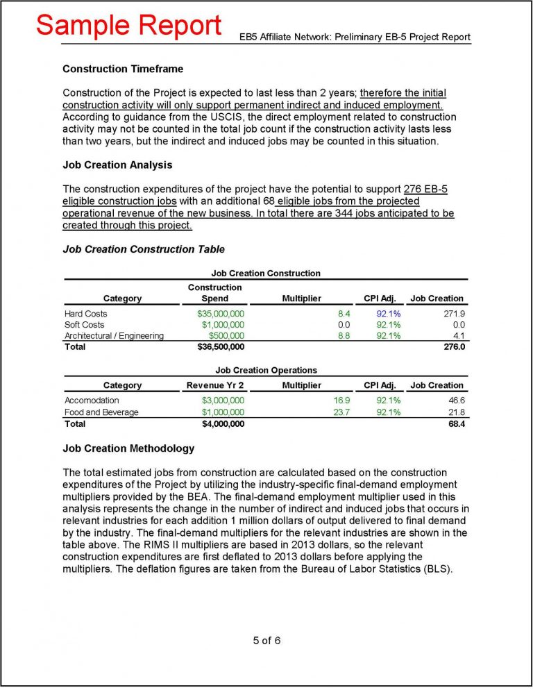 Construction Project Report Sample