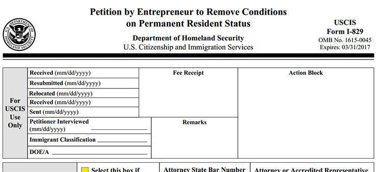 new-i-829-form  eb5 investment