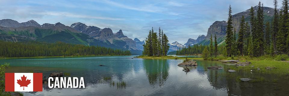 A scenic view of Canadian nature.