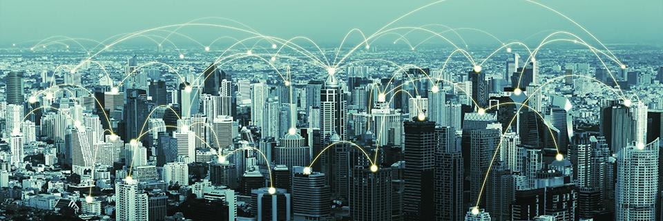 A connected urban landscape representing the vast U.S. market opportunities for EB5 entrepreneurs seeking permanent residency.