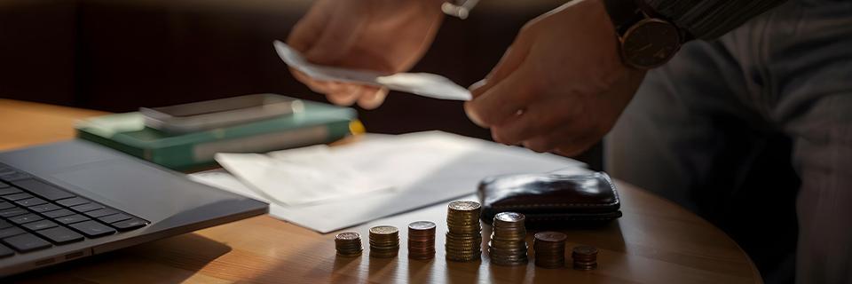 An EB5 investor organizing finances and documenting lawful source of funds.